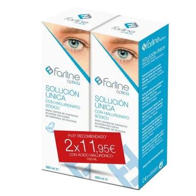 SOLUCIÓN UNICA PARA LENTILLAS